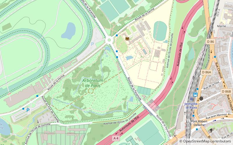 Arboretum de Paris location map