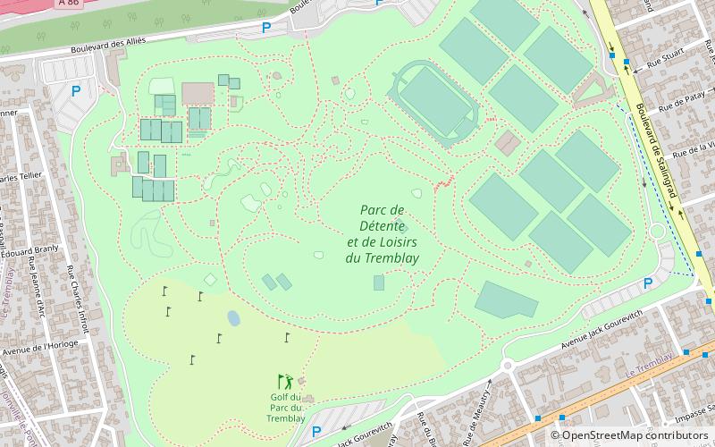 Parc du Tremblay location map
