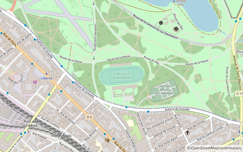 Vélodrome de Vincennes location map