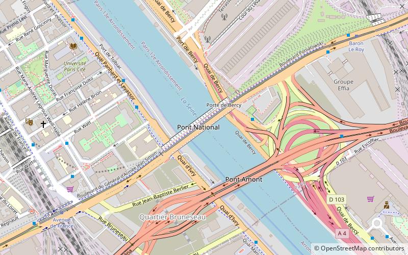 Pont National location map