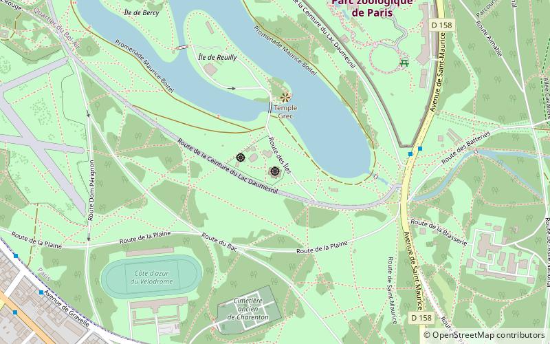 Pagode de Vincennes location map