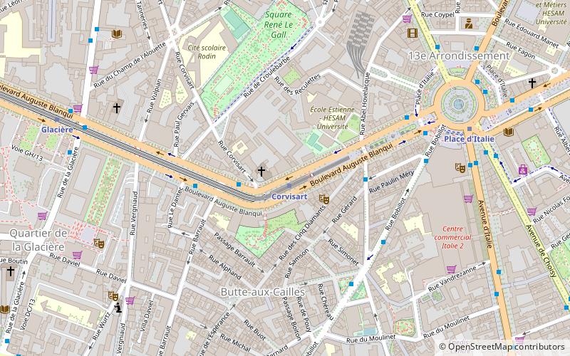 Boulevard Auguste-Blanqui location map