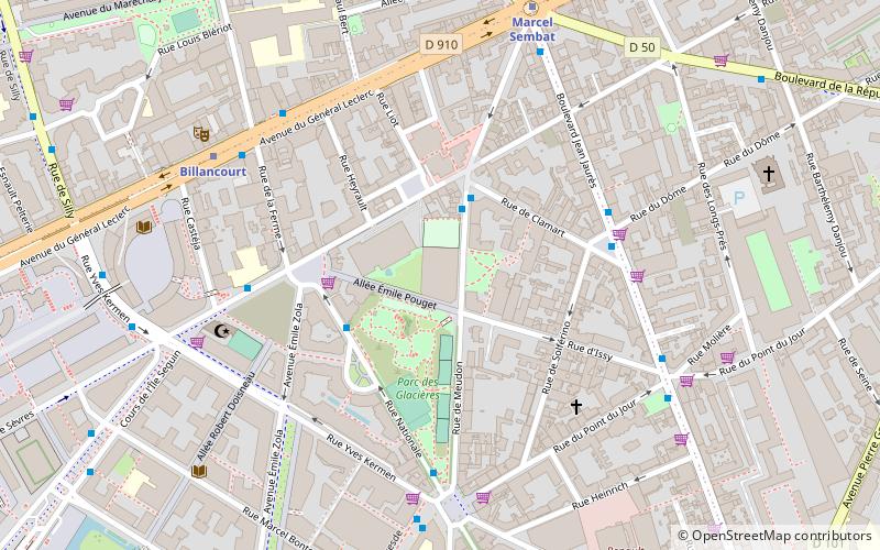 patinoire de boulogne billancourt location map