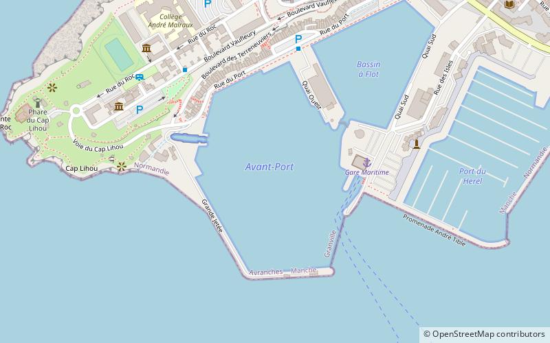 avant port granville location map