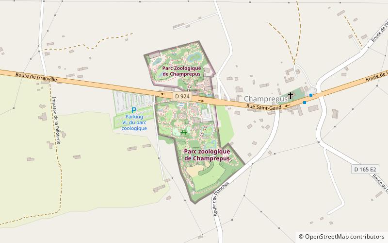 Champrepus location map