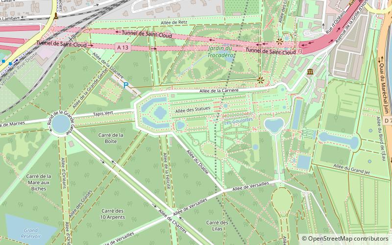 eisenbahn des kaiserlichen prinzen paris location map