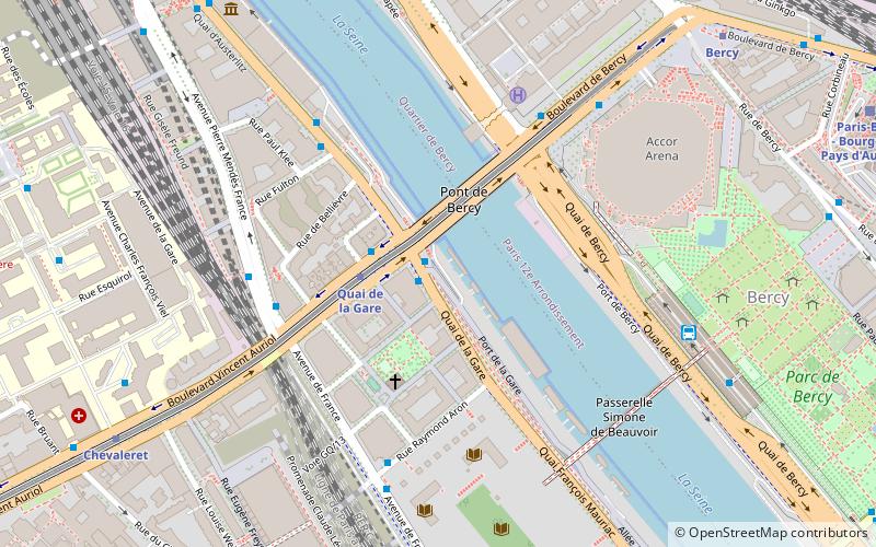 Pont de Bercy location map