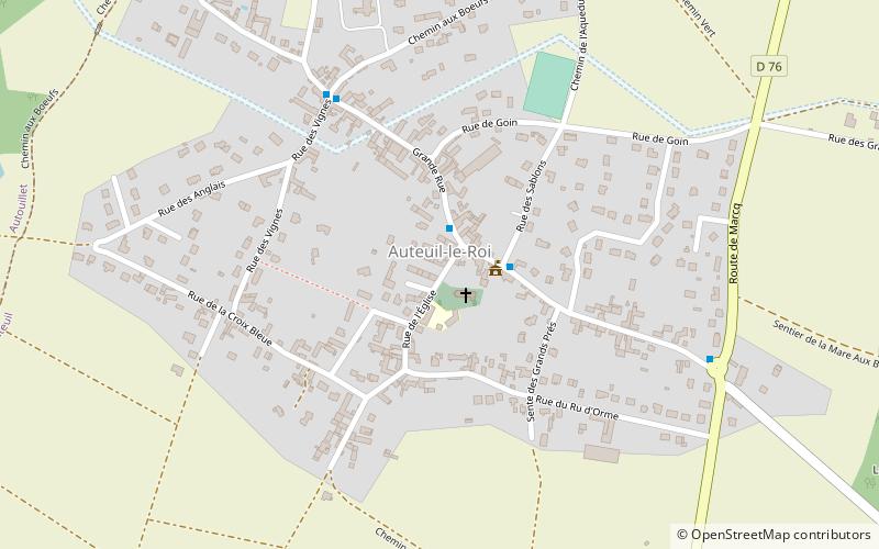 Auteuil location map