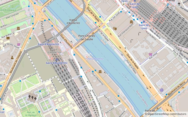 Port d'Austerlitz location map