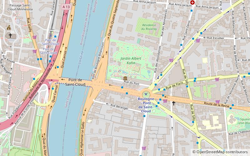 Musée Albert-Kahn location map
