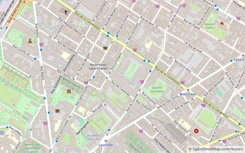 Quartier de Javel location map