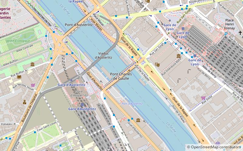 Pont Charles-de-Gaulle location map