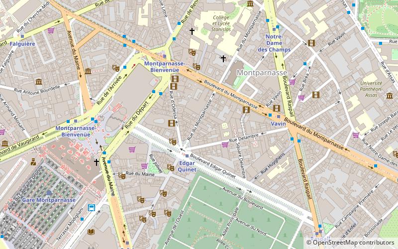 Gallery of Montparnasse location map