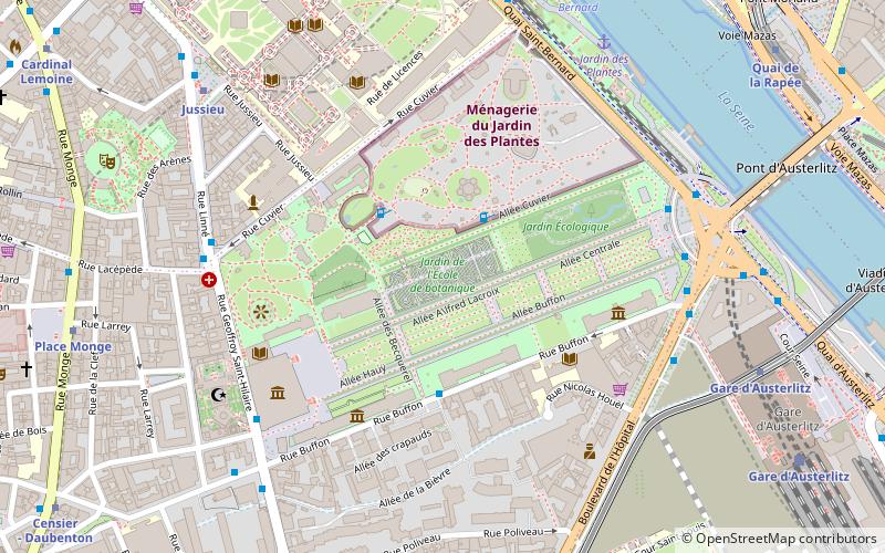 botanischer garten der stadt paris location map