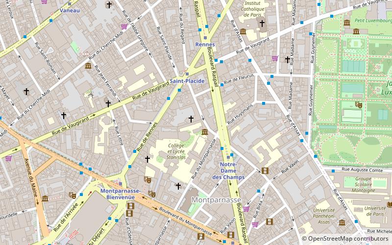 Notre-Dame-des-Champs location map