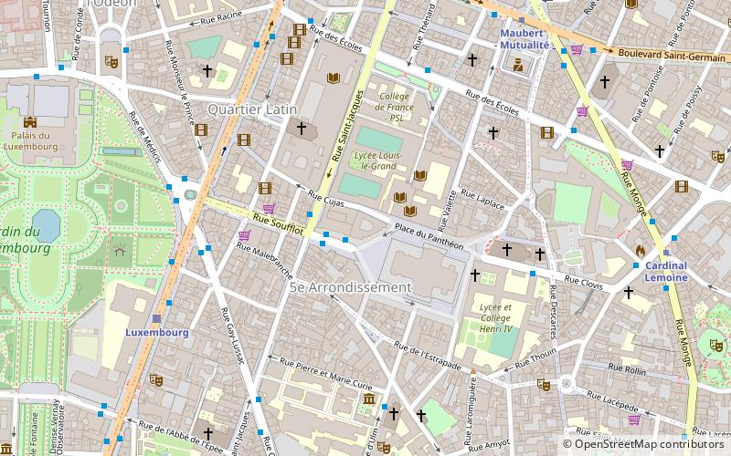 Université Panthéon-Assas location map