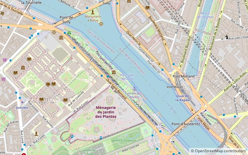 Port Saint-Bernard location map