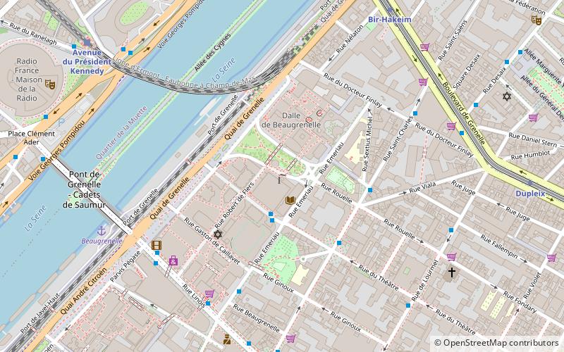 Cheminée du Front de Seine location map