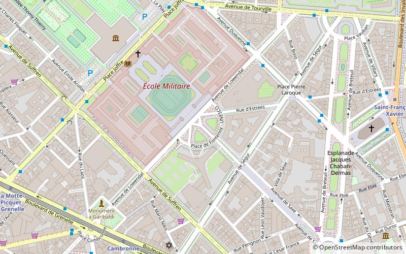 Place de Fontenoy location map
