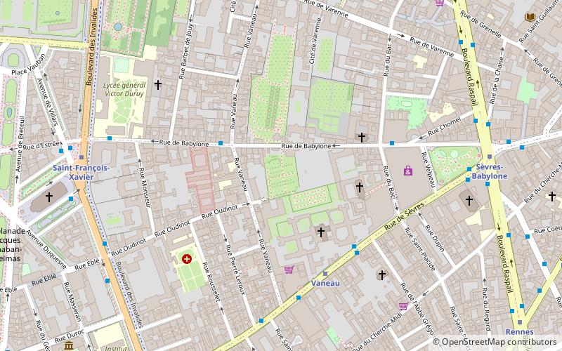 Jardin Catherine-Labouré location map