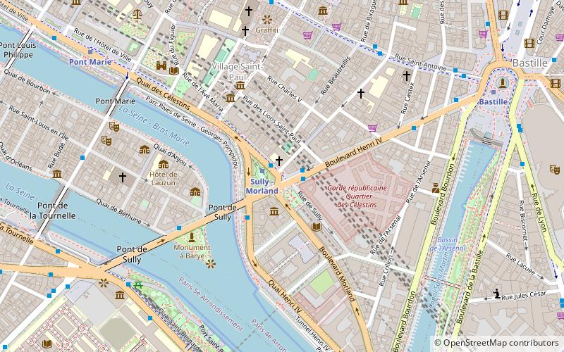 Pont de Sully location map