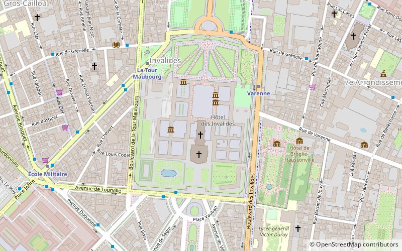 Circuit des Invalides location map