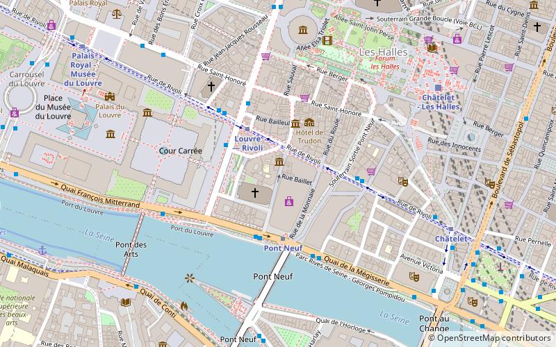 1st arrondissement of Paris location map