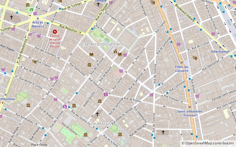 Marché des Enfants Rouges location map