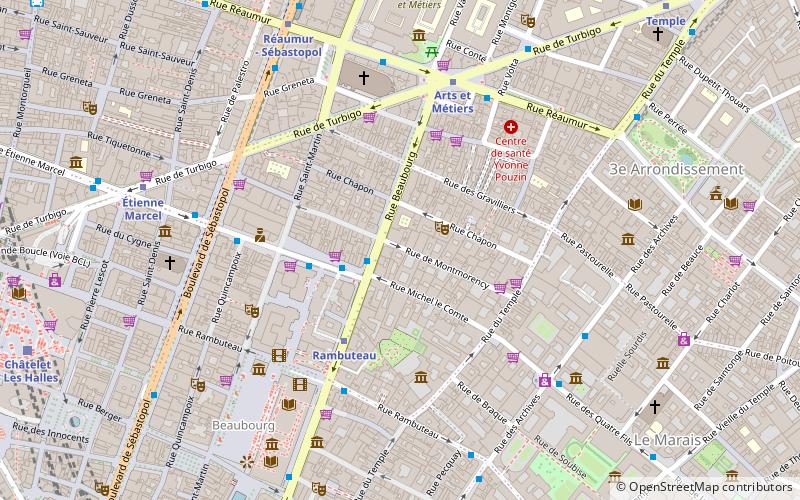 Rue de Montmorency location map