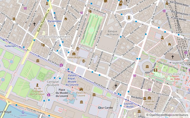 Rue de Valois location map