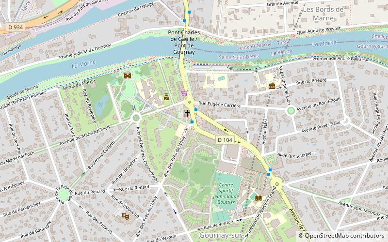 Gournay-sur-Marne location map