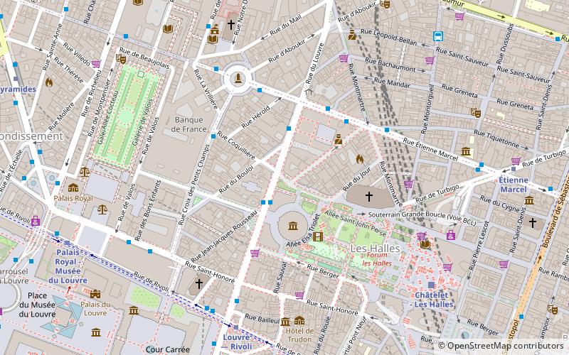 Rue Coquillière location map