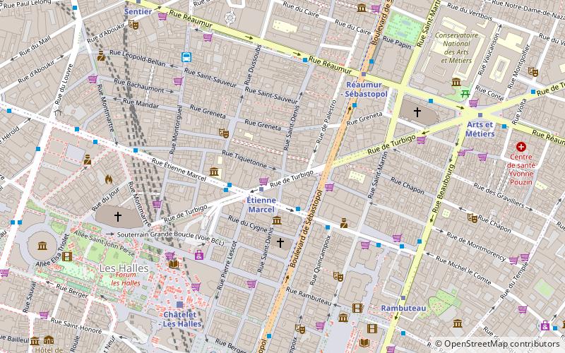 Rue Saint-Denis location map