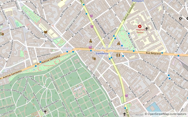 theatre national de la colline paris location map