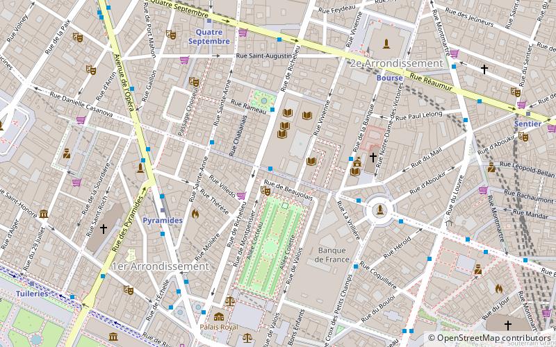 Rue des Petits-Champs location map