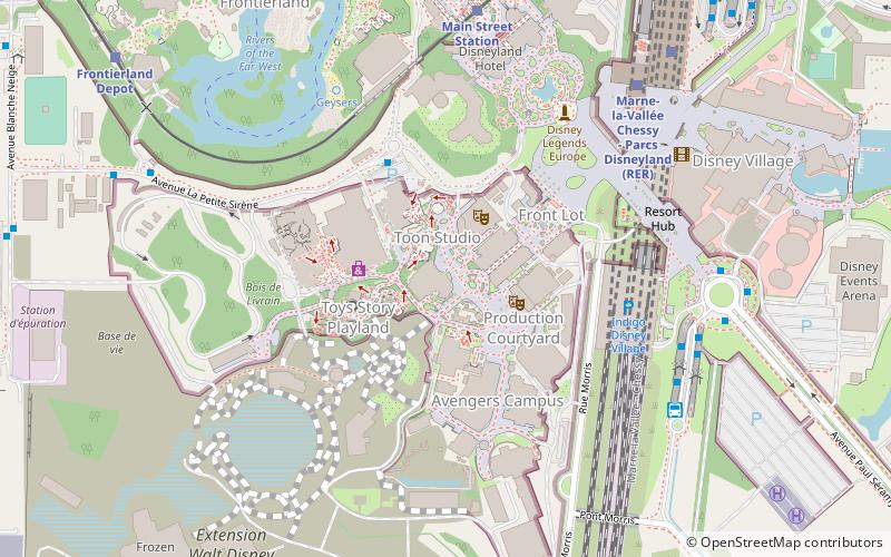 The Disney Animation Gallery location map
