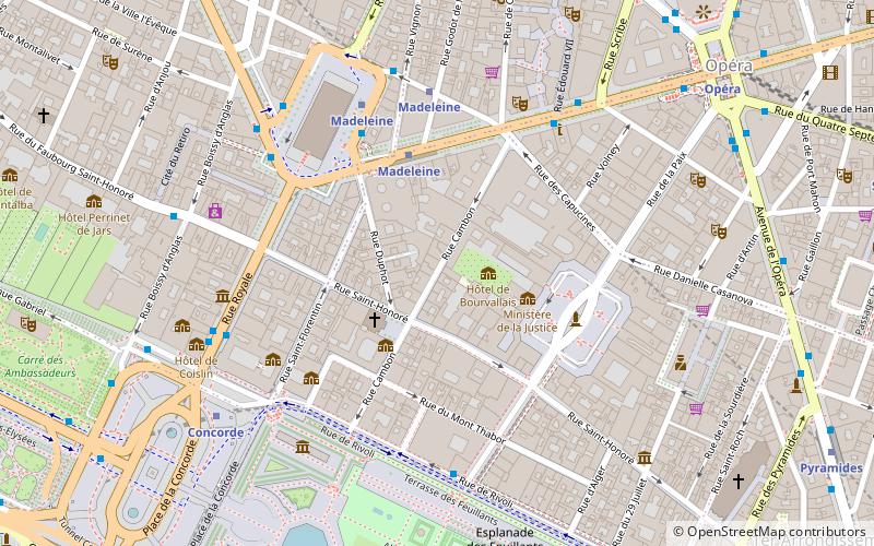 chanel paris location map