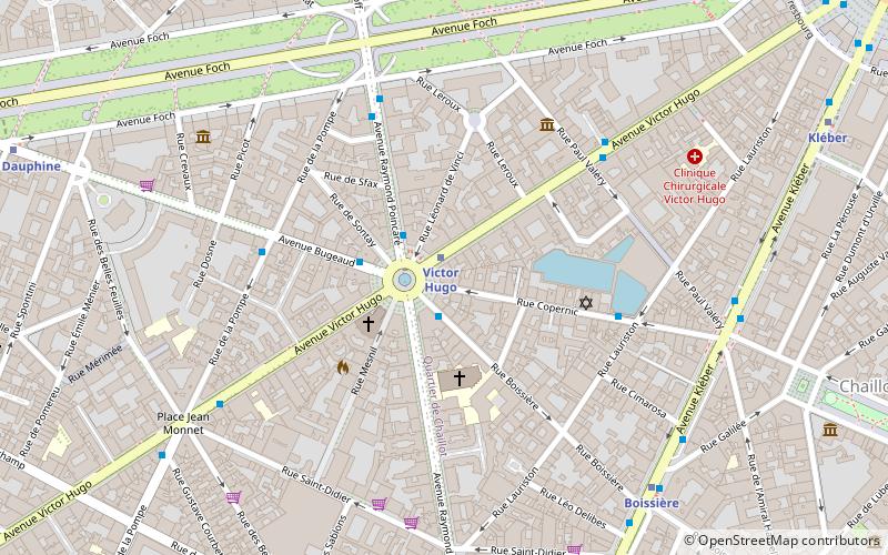 Avenue Victor Hugo location map