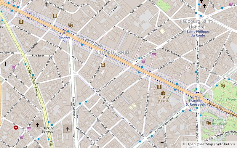 Rue Pierre Charron location map
