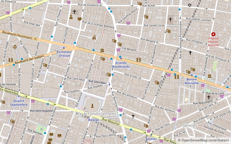 Boulevard Montmartre location map