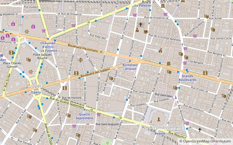 Opéra Comique location map