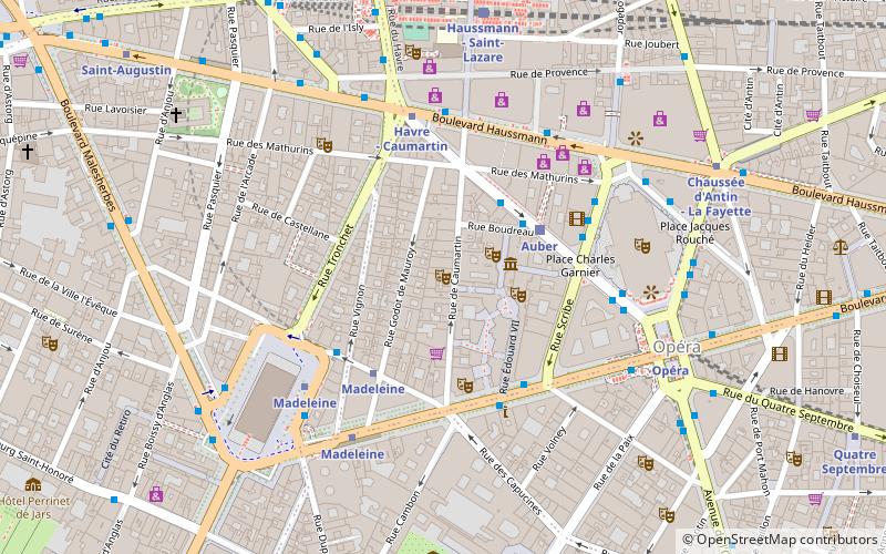 Comédie Caumartin location map