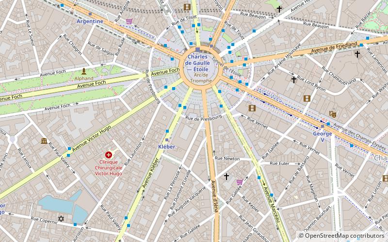 Rue de Presbourg location map