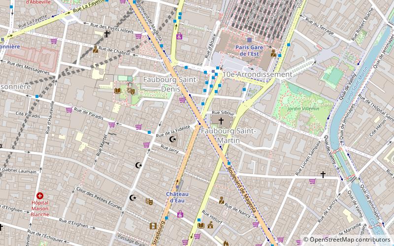 Boulevard de Magenta location map