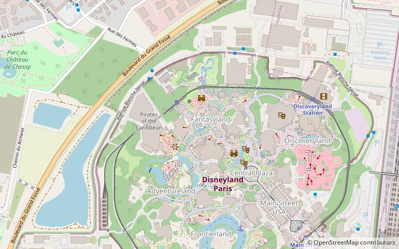 Dumbo the Flying Elephant location map