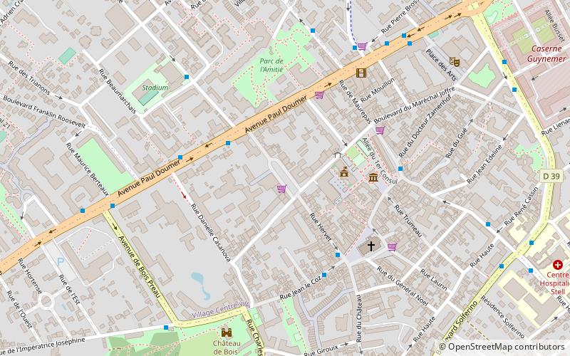 marche du centre ville paris location map