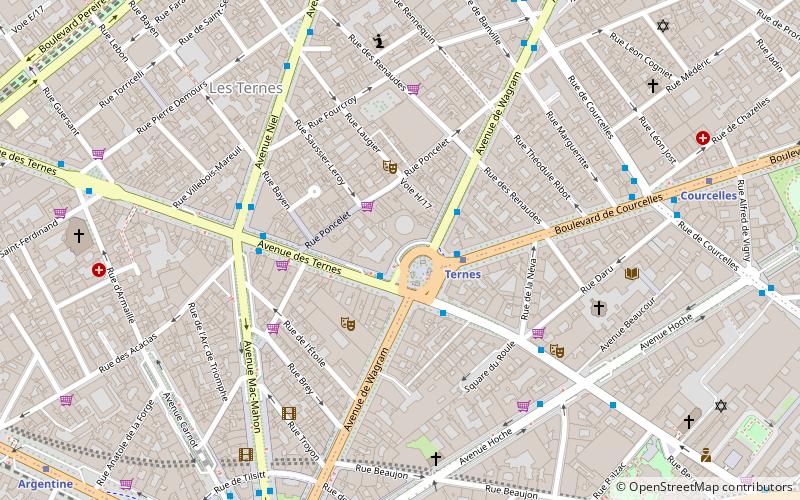 Place des Ternes location map