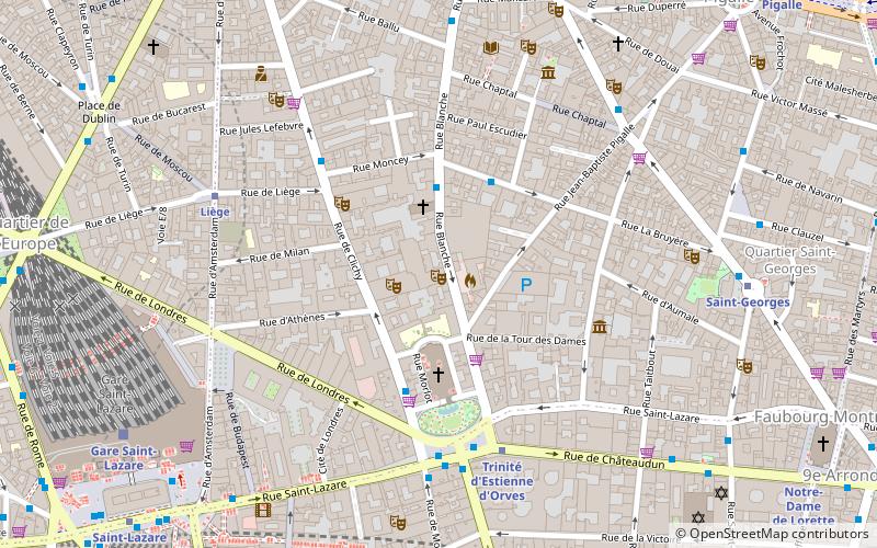 Théâtre de Paris location map