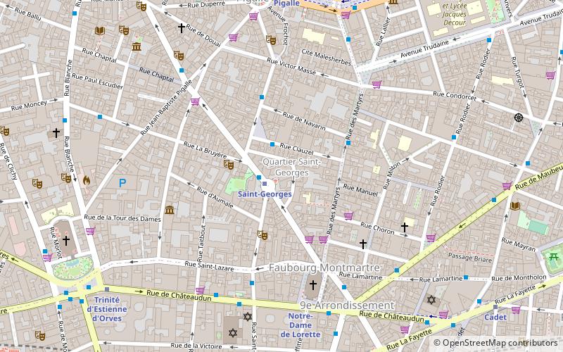 Fondation Dosne-Thiers location map