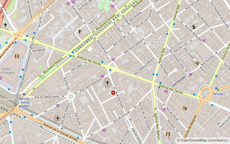 Avenue des Ternes location map
